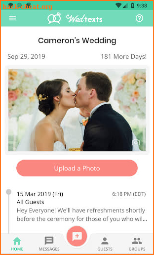 WedTexts - Wedding Texting for screenshot