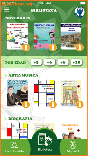 WeebleBooks - Libros gratuitos screenshot