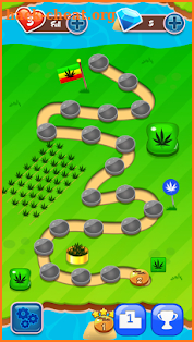 Weed Crush Match 3 Candy - ganja puzzle games screenshot