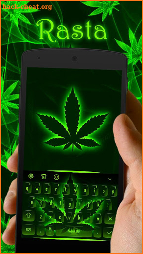 Weed Rasta Keyboard Theme screenshot