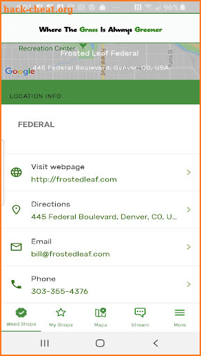 Weed Shops App screenshot