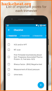 Week by Week Pregnancy App. Contraction timer screenshot