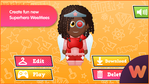 WeeMee Superhero Maker screenshot