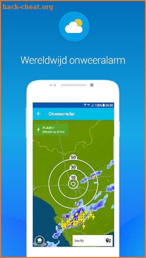 Weerplaza - complete weer app screenshot