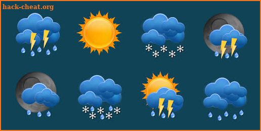 Weezle HD Weather Icons for Chronus screenshot