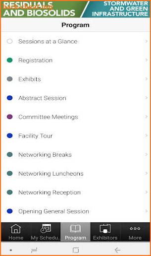 WEF Events Connect screenshot