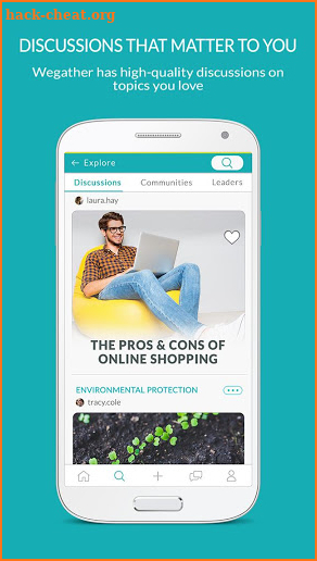 WeGather: Discussions that matter to you! screenshot