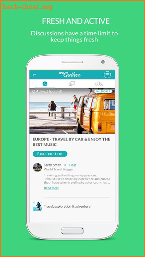 WeGather: Discussions that matter to you! screenshot