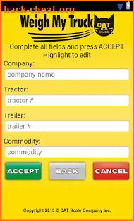 Weigh My Truck screenshot