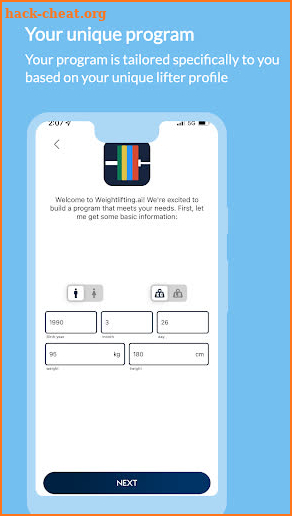 Weightlifting.ai screenshot