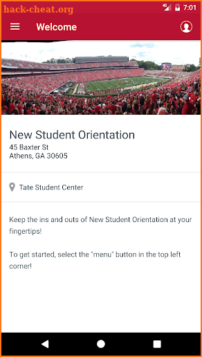 Welcome to UGA screenshot