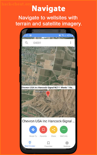 Wellsite Maps - Oil & Well Navigator screenshot