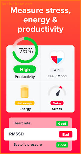 Welltory — EKG Heart Rate Monitor, HRV Stress Test screenshot