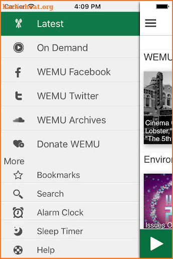 WEMU Public Radio App screenshot