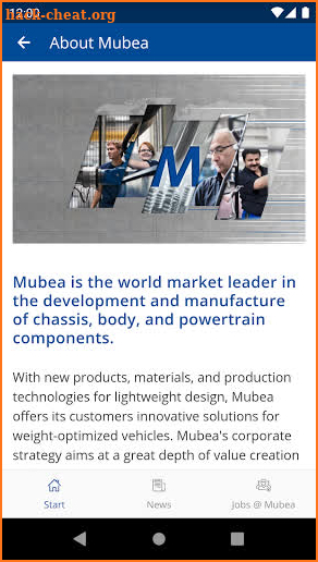 WE@Mubea screenshot