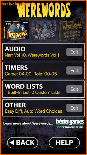 Werewords screenshot