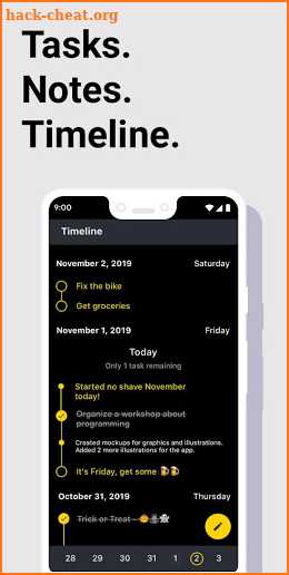 Werk Log - Tasks, notes, To-Do list and reminders screenshot