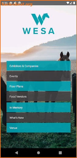 WESA - Tradeshow screenshot