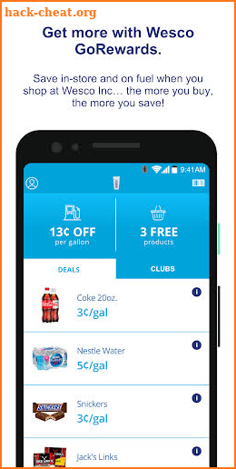 Wesco GoRewards screenshot