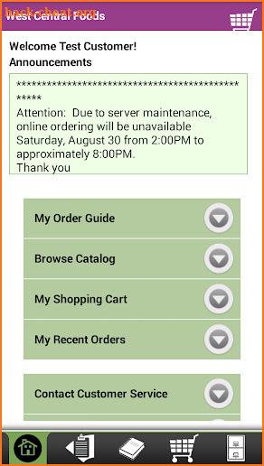 West Central Foodservice screenshot