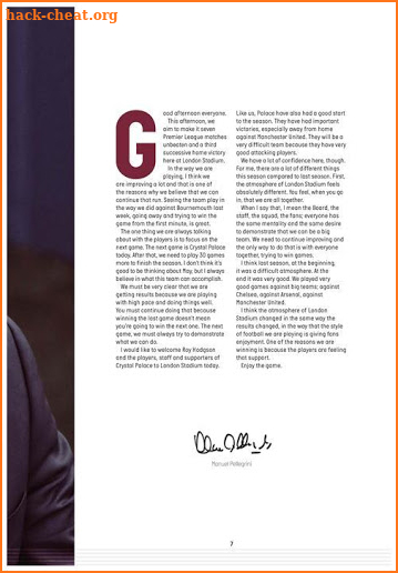 West Ham United FC Programme screenshot