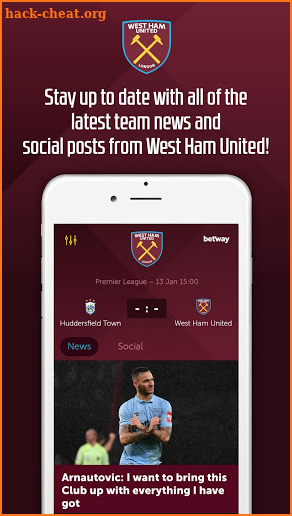 West Ham United – Official App screenshot