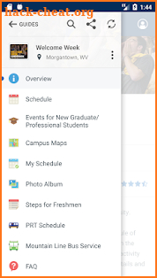 West Virginia University Guide screenshot