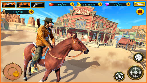 Western Cowboy Gunfighter - Cowboy Shooting Game screenshot