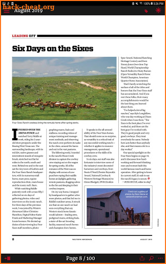 Western Horseman Magazine screenshot