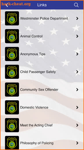 Westminster PD screenshot