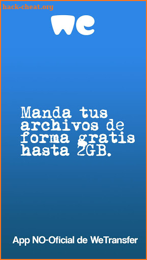 WeTransfer - Manda archivos gratis, app NO-Oficial screenshot