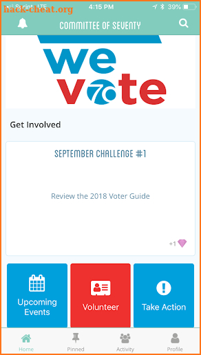 WeVote screenshot