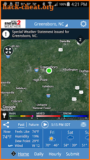 WFMY Radar screenshot