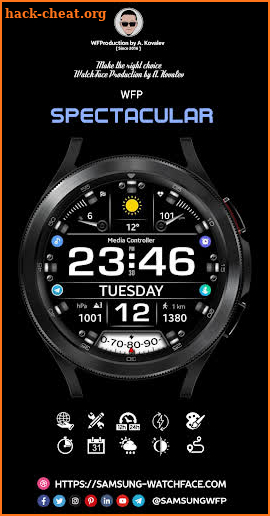 WFP 233 Spectacular WatchFace screenshot