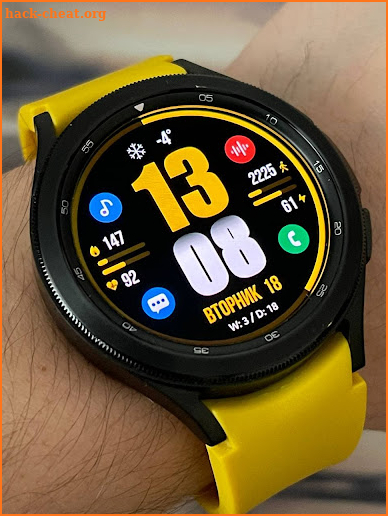 WFP 244 BIG BOLD Watch Face screenshot