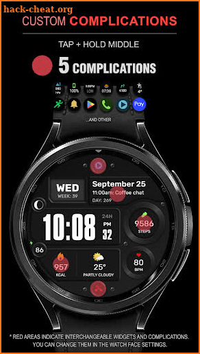 WFP 245 Digital watch face screenshot