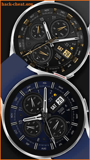 WFP 308 analog watch face screenshot