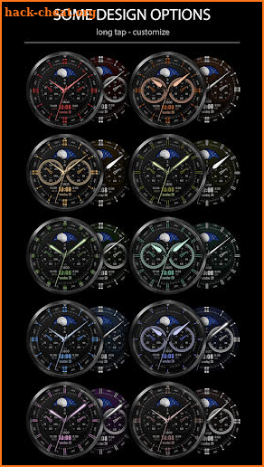 WFP 309 classic watch face screenshot