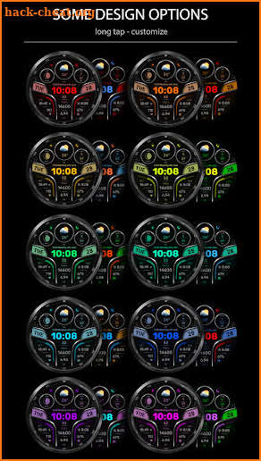 WFP 312 digital watch face screenshot