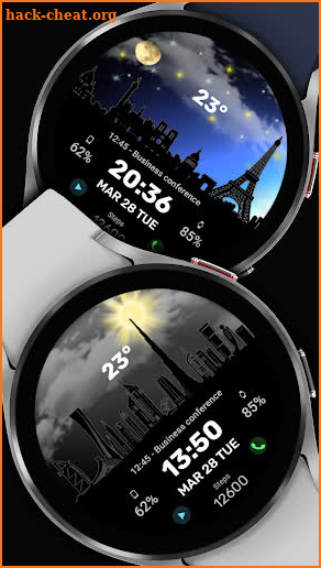 WFP 313 Urban watch face screenshot