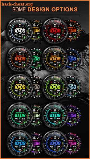 WFP 321 Digital Watch Face screenshot