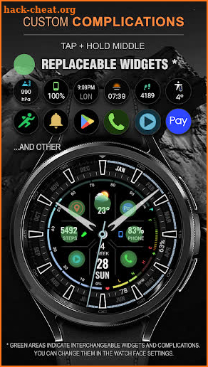 WFP 323 Analog Watch Face screenshot