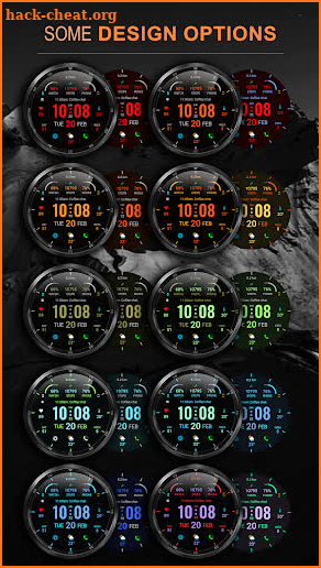 WFP 324 Digital watch face screenshot