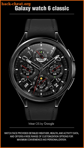 WFP 344 Elegant watch face screenshot