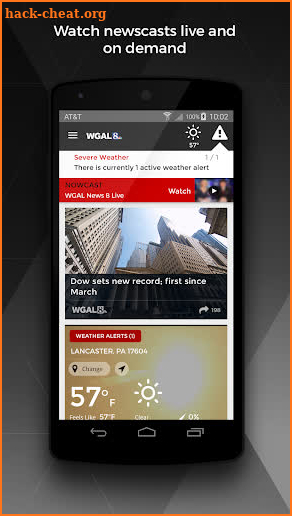 WGAL News 8 and Weather screenshot