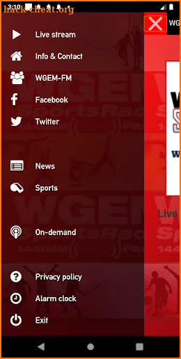 WGEM SportsRadio screenshot