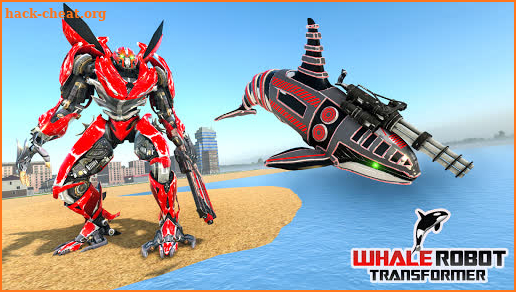 Whale Robot Transform : Shark Robot Games screenshot