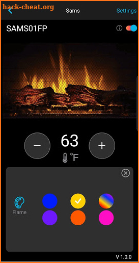 Whalen Premier Fireplace screenshot