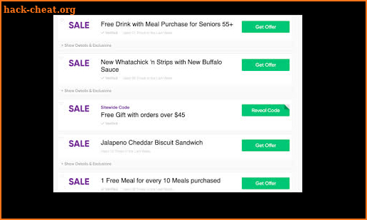 Whataburger - Restaurants Coupons Deals - Burgers screenshot