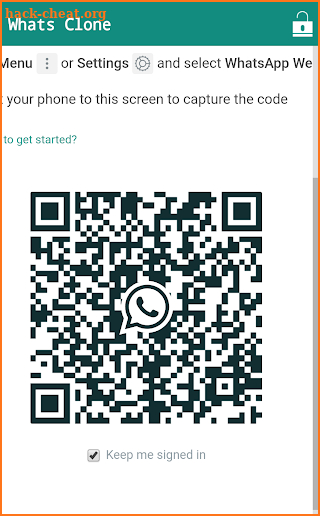 Whats Clone-Web, QR Scan & Lock screenshot